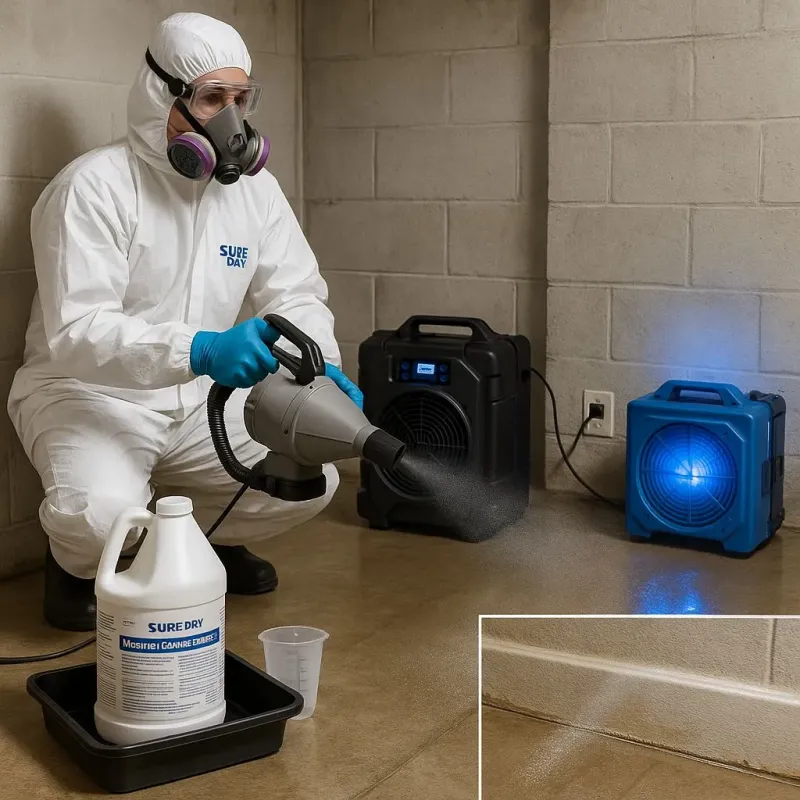 Sanitization and Odor Removal process in Pomona, CA