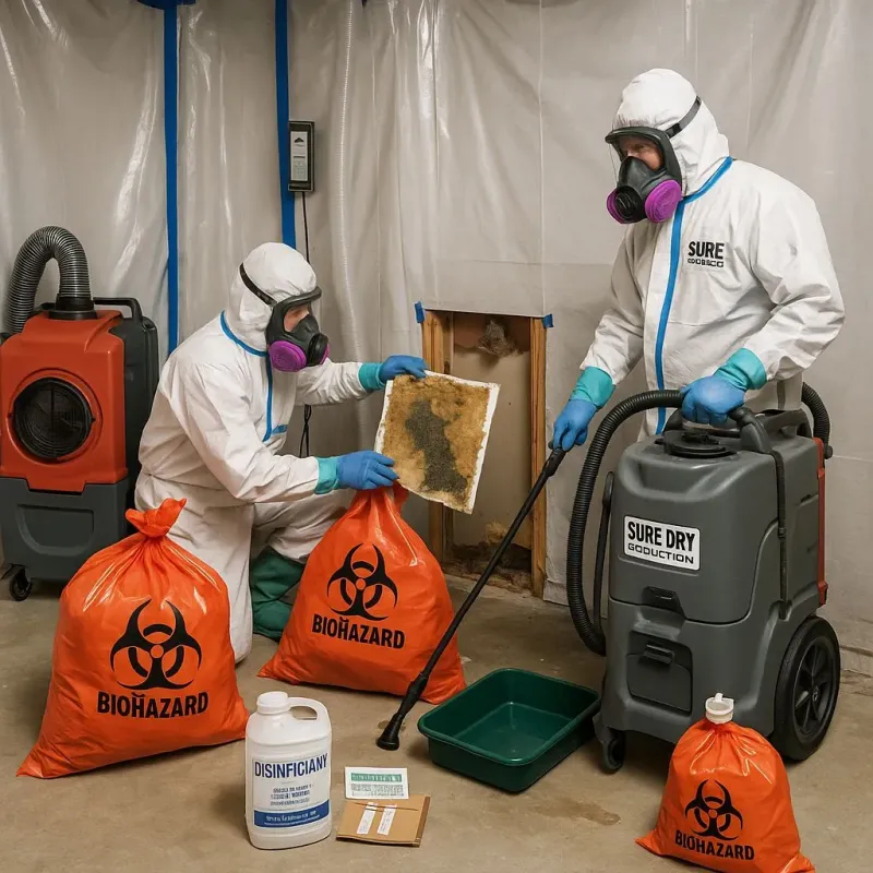 Contaminated Water Handling Protocols process in Pomona, CA